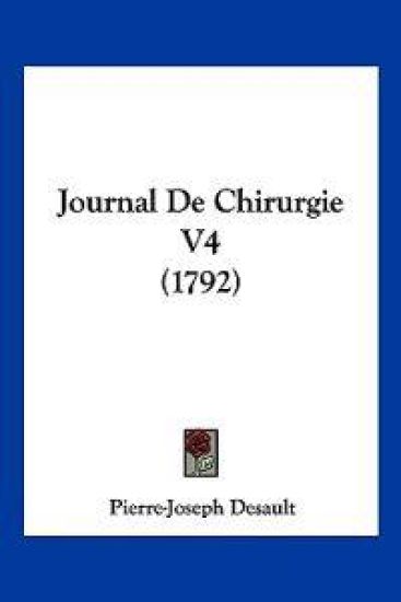 Journal De Chirurgie V4 (1792)