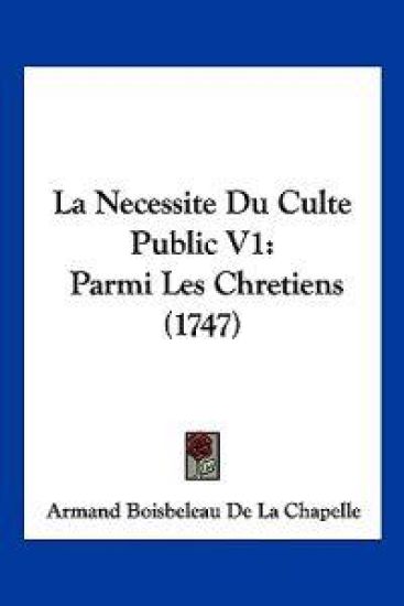 La Necessite Du Culte Public V1