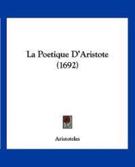 La Poetique D'Aristote (1692)