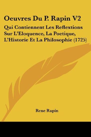 Oeuvres Du P. Rapin V2