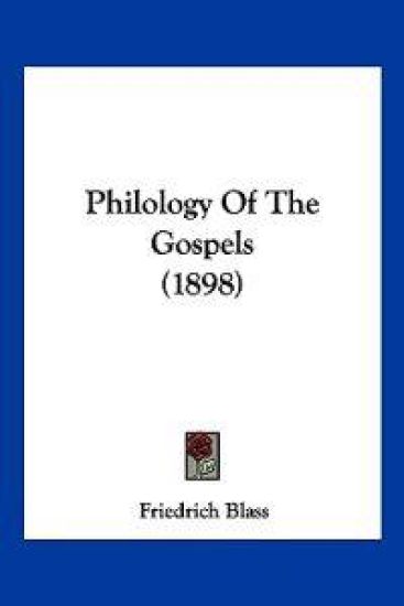 Philology Of The Gospels (1898)