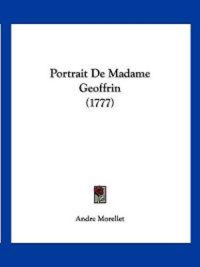 Portrait De Madame Geoffrin (1777)