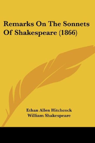 Remarks On The Sonnets Of Shakespeare (1866)