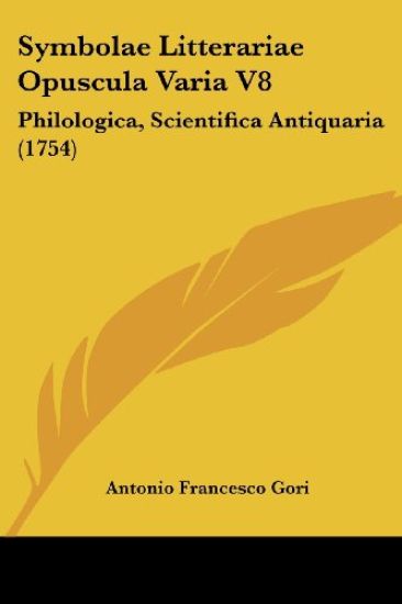 Symbolae Litterariae Opuscula Varia V8