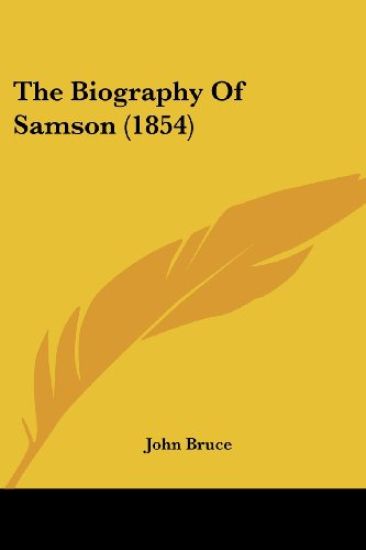 The Biography Of Samson (1854)