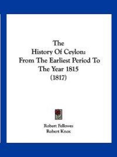The History of Ceylon