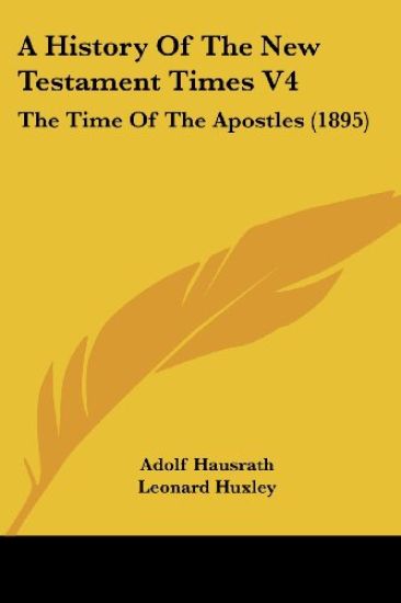 A History of the New Testament Times
