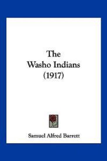 The Washo Indians (1917)
