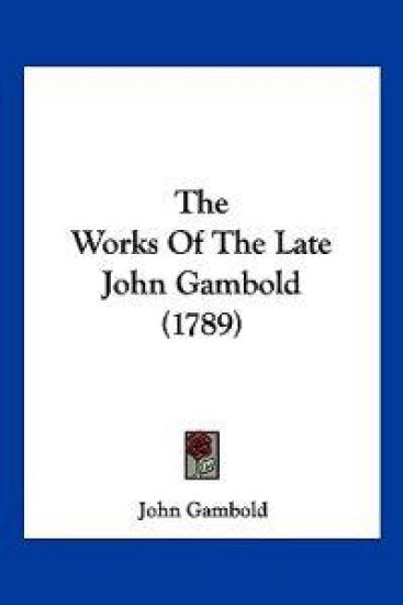 The Works Of The Late John Gambold (1789)
