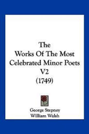 The Works Of The Most Celebrated Minor Poets V2 (1749)