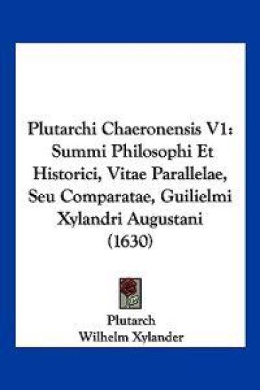 Plutarchi Chaeronensis V1