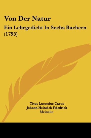 Carus, T: Von Der Natur
