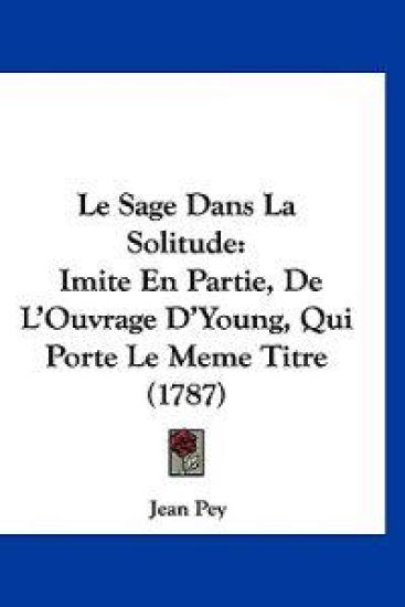 Le Sage Dans La Solitude
