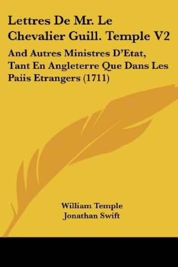 Lettres De Mr. Le Chevalier Guill. Temple V2