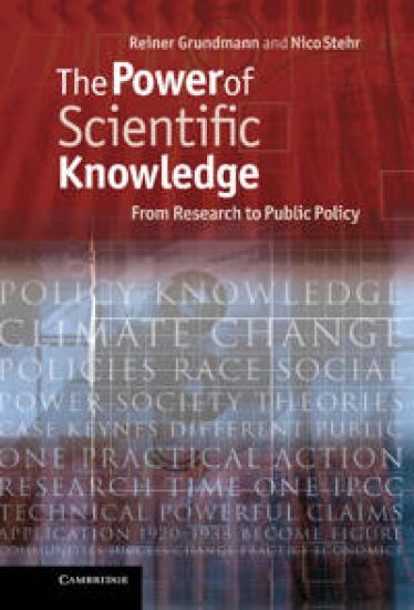The Power of Scientific Knowledge – Reiner Grundmann, kirjan kansikuva
