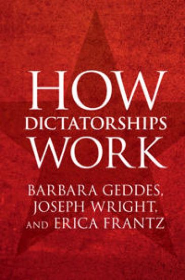 How Dictatorships Work – Barbara Geddes, kirjan kansikuva