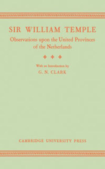 Observations upon the United Provinces of the Netherlands