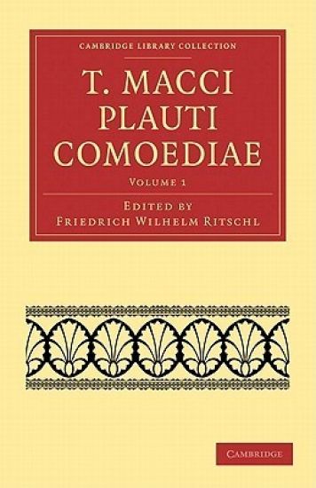 T. Macci Plauti Comoediae – Titus Maccius Plautus, kirjan kansikuva