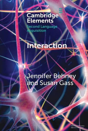 Interaction – Jennifer Behney, kirjan kansikuva