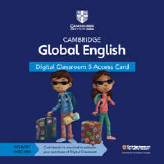 Cambridge Global English Digital Classroom 5 Access Card 1 Year Site Licence