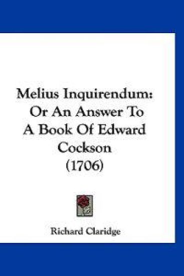Melius Inquirendum