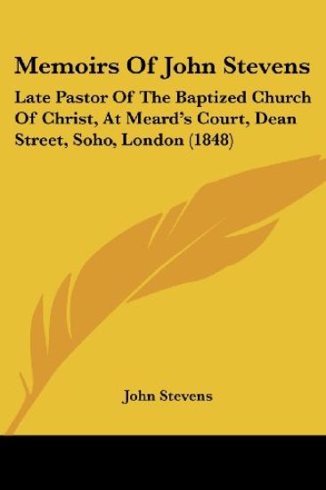 Memoirs Of John Stevens