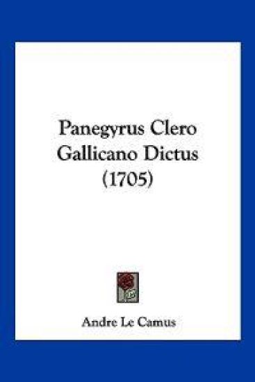Panegyrus Clero Gallicano Dictus (1705)
