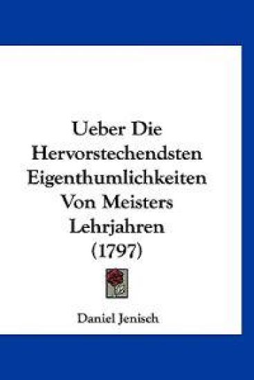 Jenisch, D: Ueber Die Hervorstechendsten Eigenthumlichkeiten