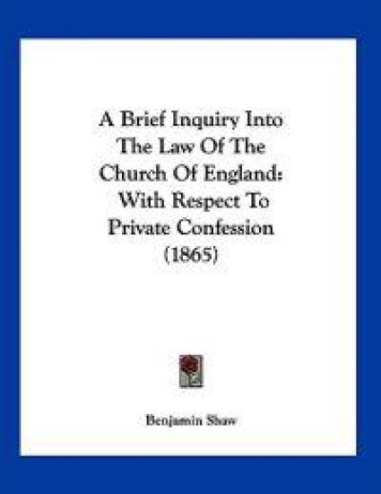 A Brief Inquiry into the Law of the Church of England