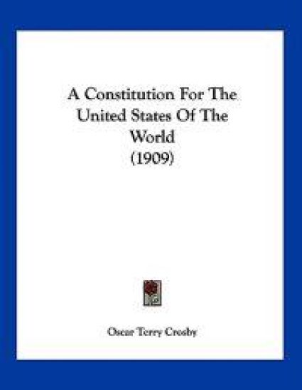 A Constitution for the United States of the World