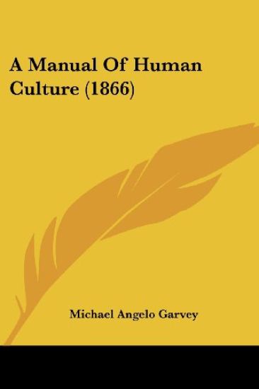 A Manual of Human Culture