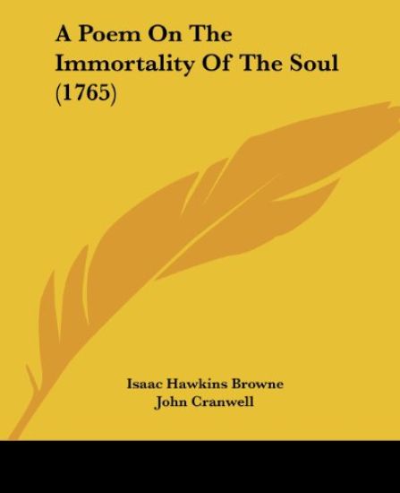 A Poem on the Immortality of the Soul