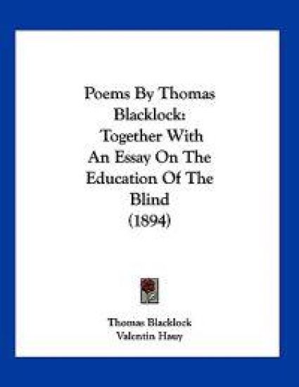 Poems By Thomas Blacklock