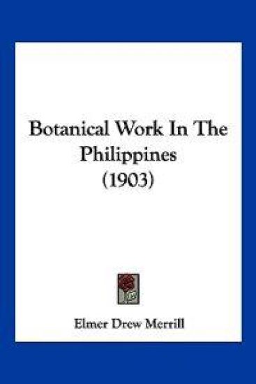 Botanical Work in the Philippines