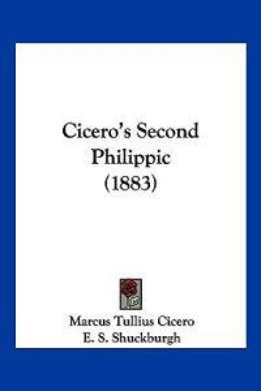 Cicero's Second Philippic