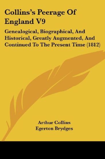 Collins's Peerage of England