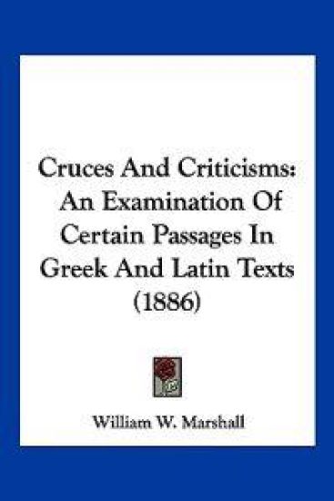 Cruces And Criticisms