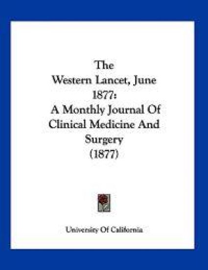 The Western Lancet, June 1877