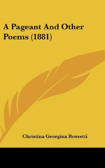 A Pageant and Other Poems