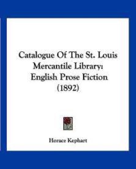 Catalogue Of The St. Louis Mercantile Library