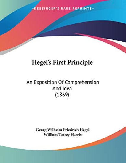 Hegel's First Principle