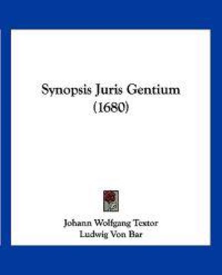 Synopsis Juris Gentium (1680)