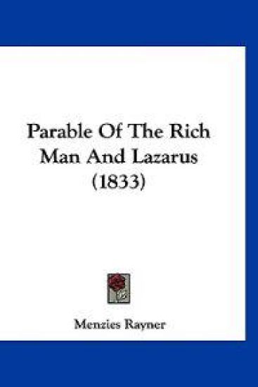 Parable Of The Rich Man And Lazarus (1833)