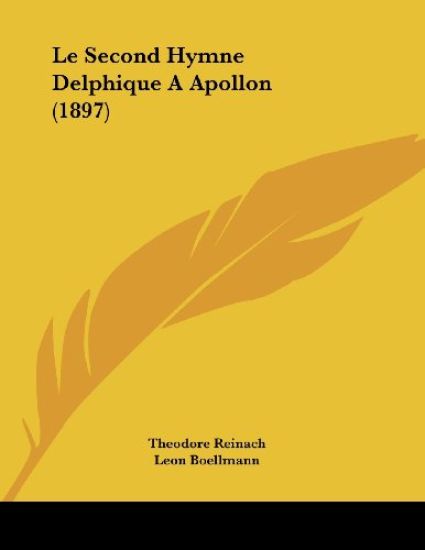 Le Second Hymne Delphique A Apollon (1897)