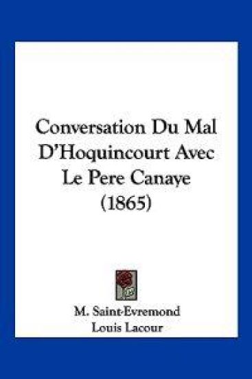 Conversation Du Mal D'Hoquincourt Avec Le Pere Canaye (1865)