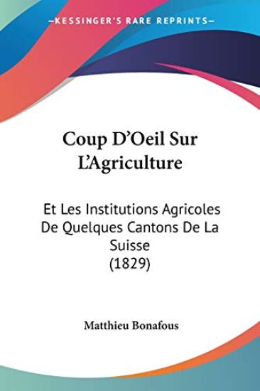 Coup D'Oeil Sur L'Agriculture