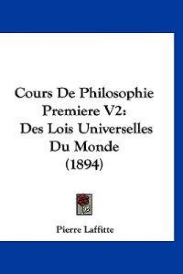Cours De Philosophie Premiere V2