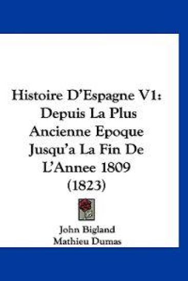 Histoire D'Espagne V1