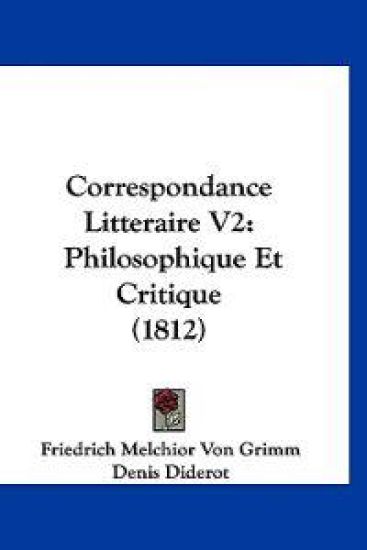 Correspondance Litteraire V2