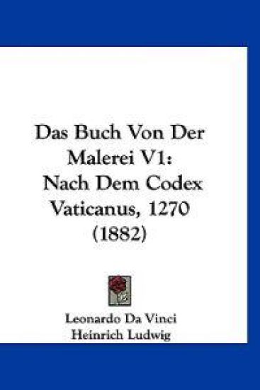 Vinci, L: Buch Von Der Malerei V1 – Leonardo Da Vinci, kirjan kansikuva